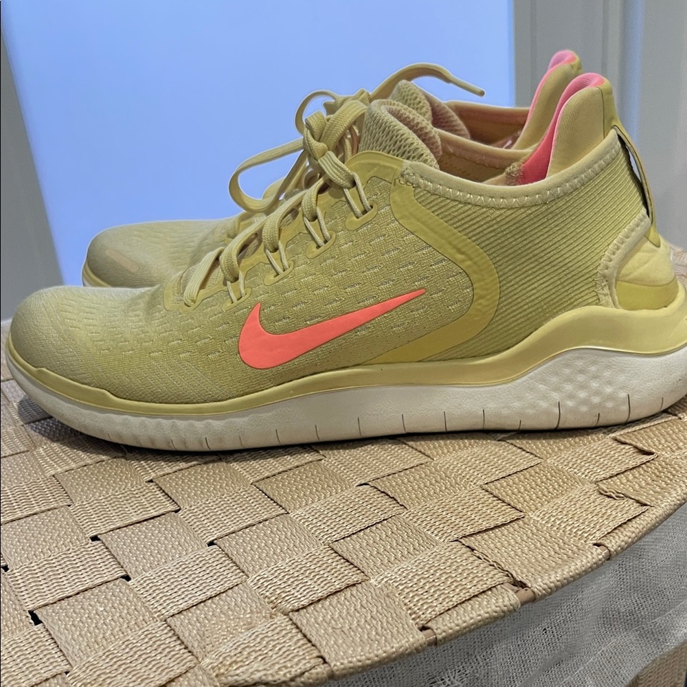 Nike Lemon and Coral Sneakers